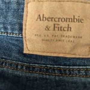 Abercrombie & Fitch distressed skinny jeans stretch blk & blue 28x30” 2 pair